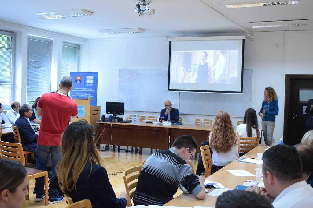 Predavanje Miodraga Kostića na Fakultetu političkih nauka u okviru programa Leadership Academy for Development