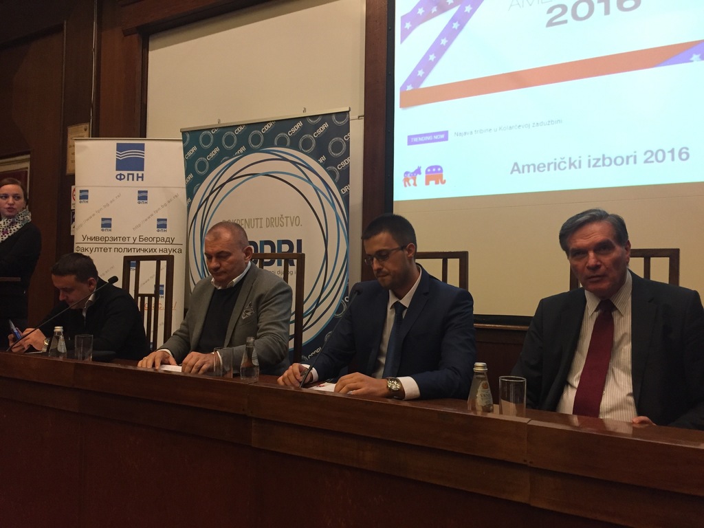 Tribina ,,Američki predsednički izbori 2016. godine"