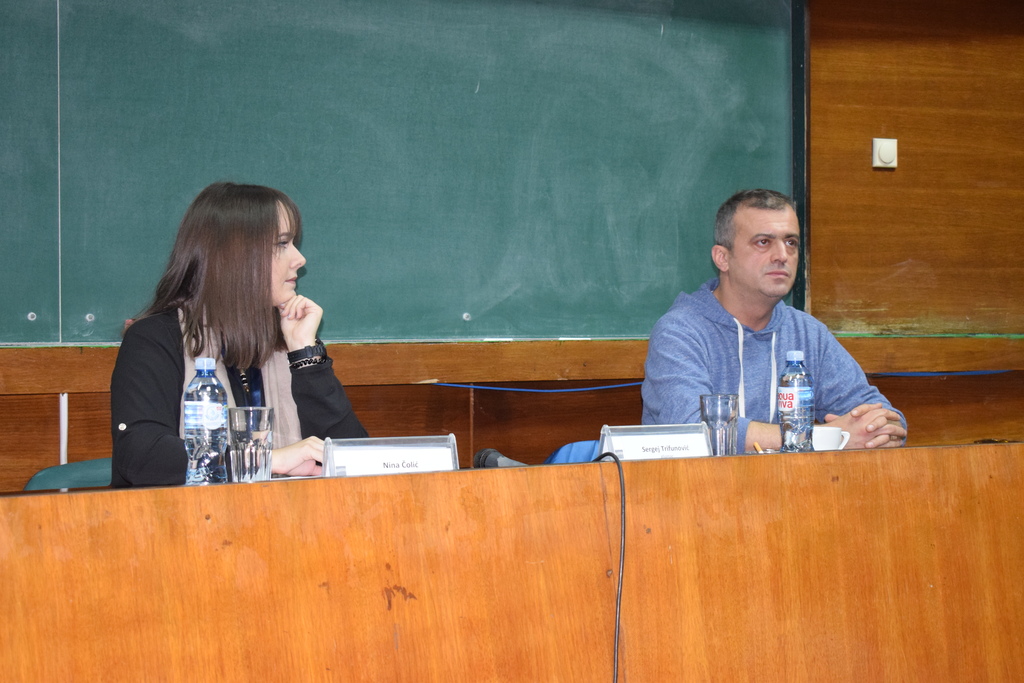 Održana tribina „Sa gostom na ti – Sergej Trifunović“