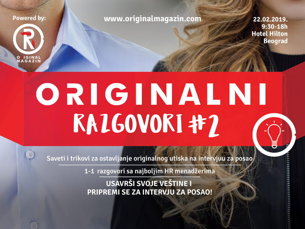 Magazin Original i Fondacija Novak Đoković: Otvorene prijave za konferenciju „Originalni razgovori”