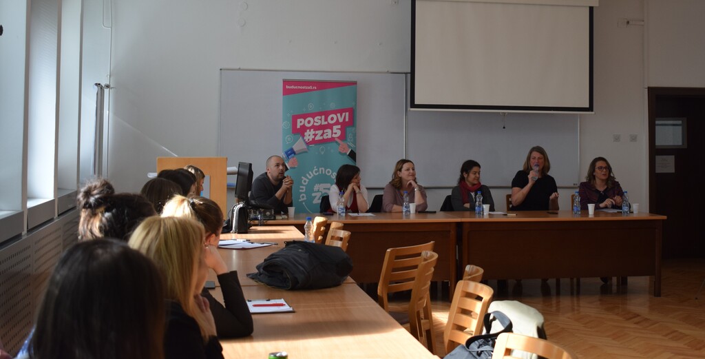 Održano predavanje „Poslovi #za5 o zanimanjima u NVO sektoru”