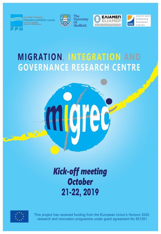 H2020 "MIGREC“ - Kick-off meeting