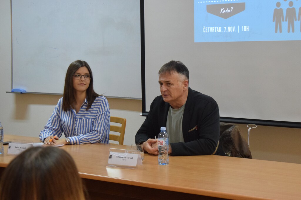 Održana tribina „Na ti sa Branislavom Lečićem“