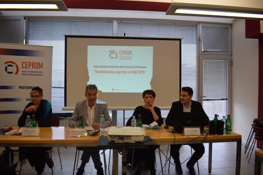 Održana panel diskusija „Jezik senzacionalizma, agresivnosti i mržnje u medijima u Srbiji 2019.“ na Fakultetu političkih nauka