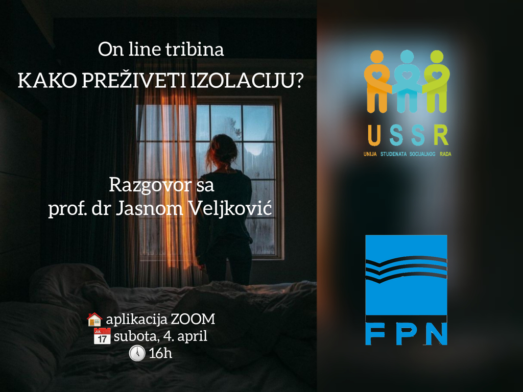 Održana onlajn tribina na temu „Kako preživeti izolaciju?“