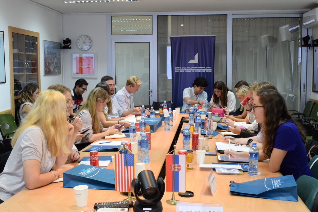Студенти са Универзитета Клемсон у посети Факултету политичких наука Универзитета у Београду