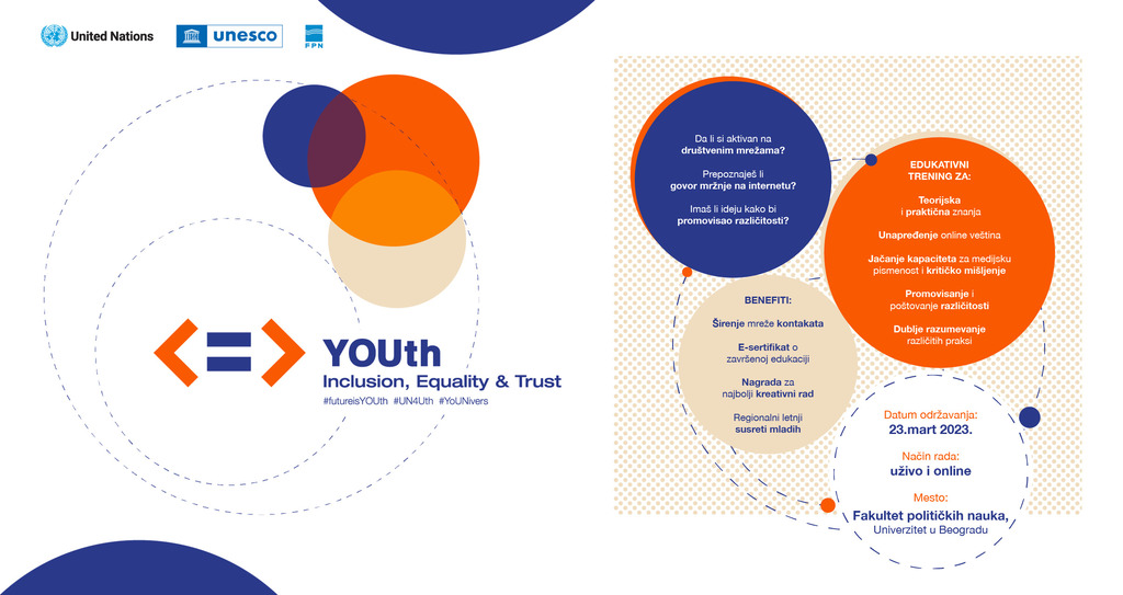 Позив на едукативне радионице у оквиру пројекта YOUth 4 Inclusion, Equality & Trust