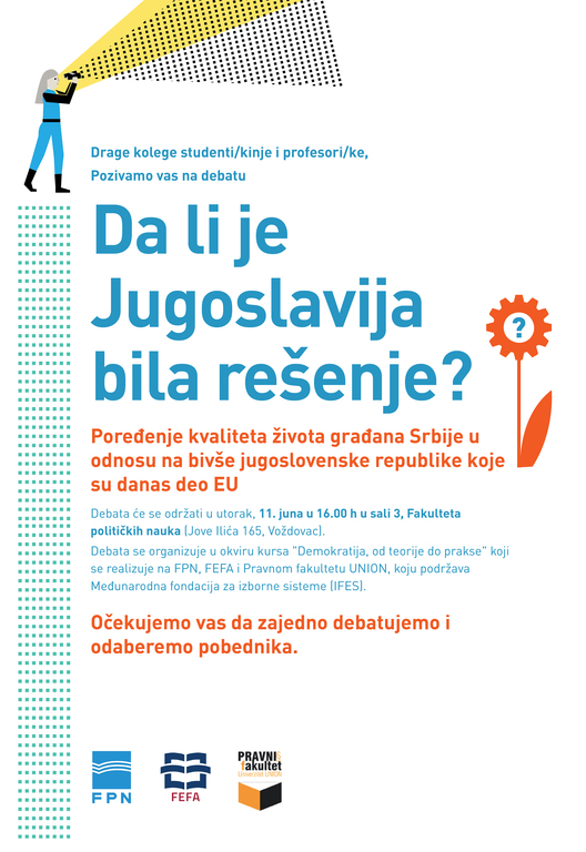 Poziv na debatu ,,Da li je Jugoslavija bila rešenje?"
