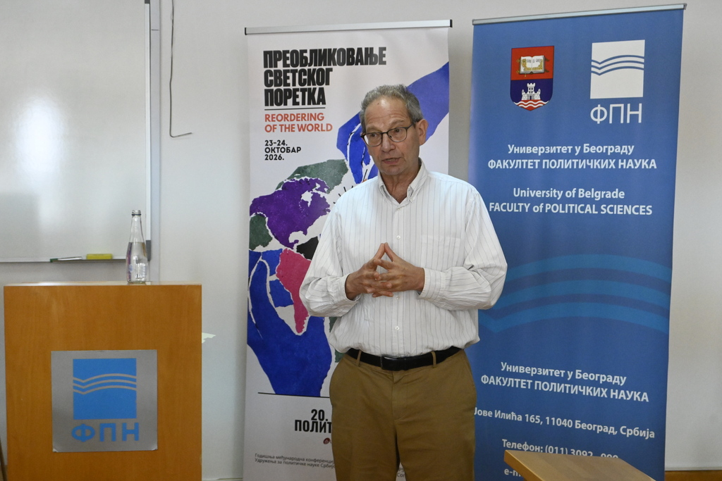 Održano predavanje „Svet u rasulu: Kako smo dospeli dovde i šta sada da radimo?“ u okviru 20. Sabora politikologa